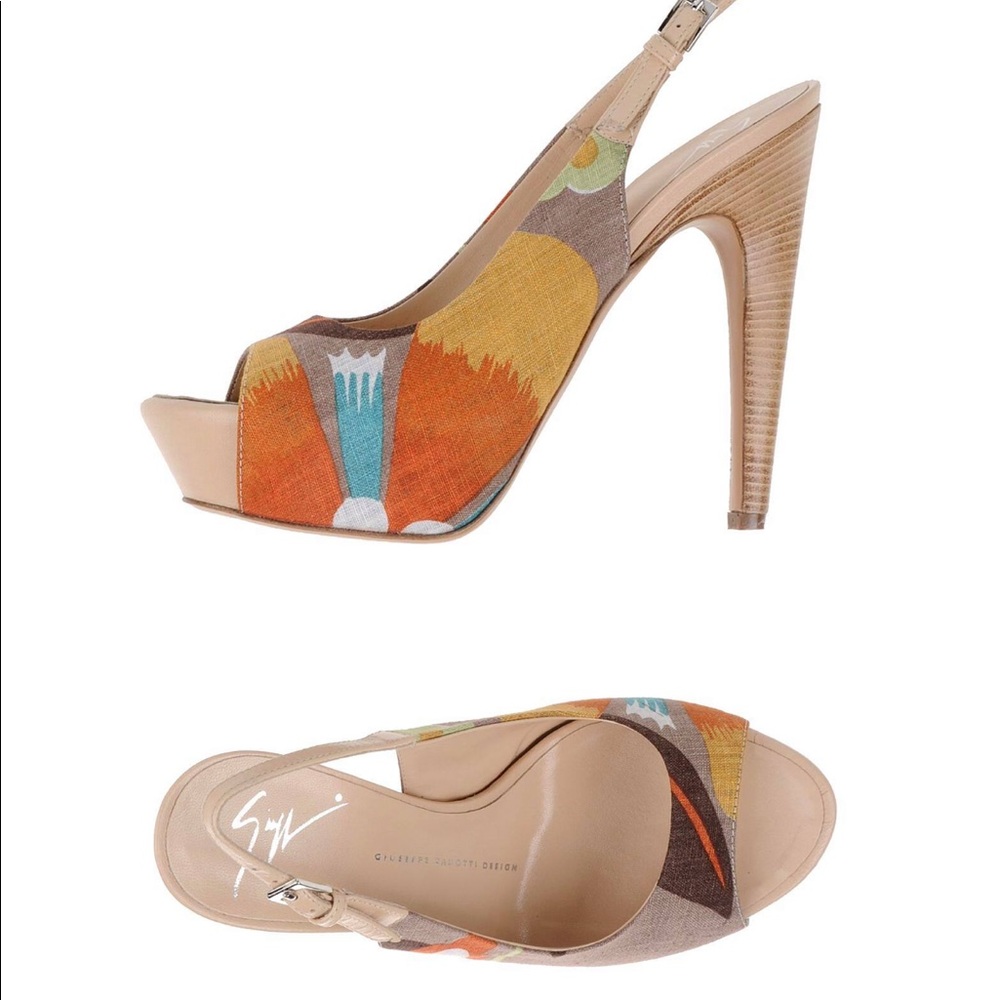 Dove Grey Platform Sandals Giuseppe Zanotti - Picture 5 of 6